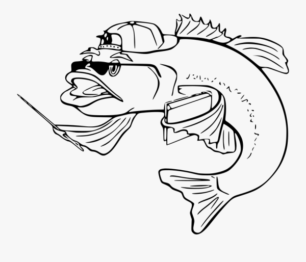 Раскраска рыбалка