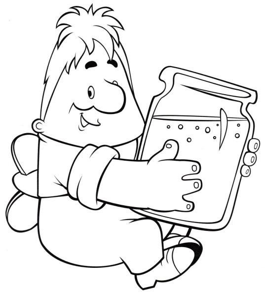 Карлсон раскраска