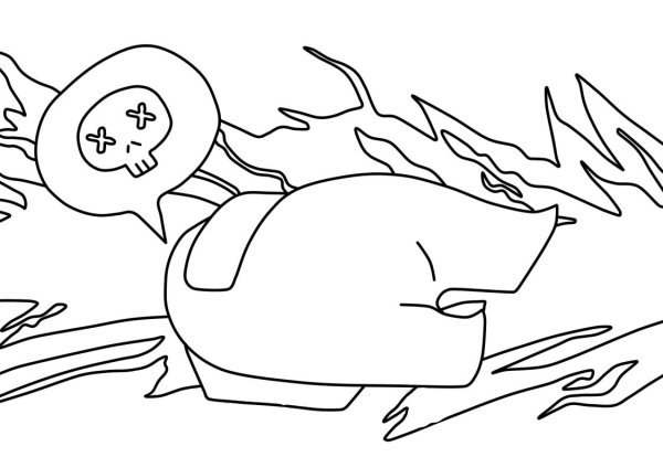 Раскраски амонг АС предатель