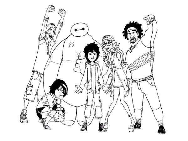 Раскраски для мальчиков город героев