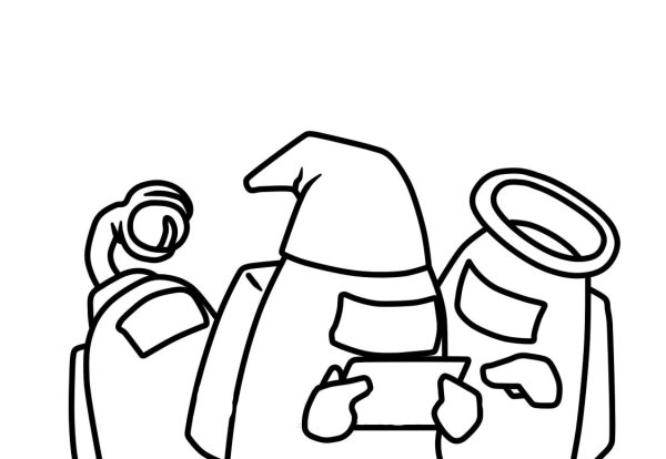 Раскраска амонг ус