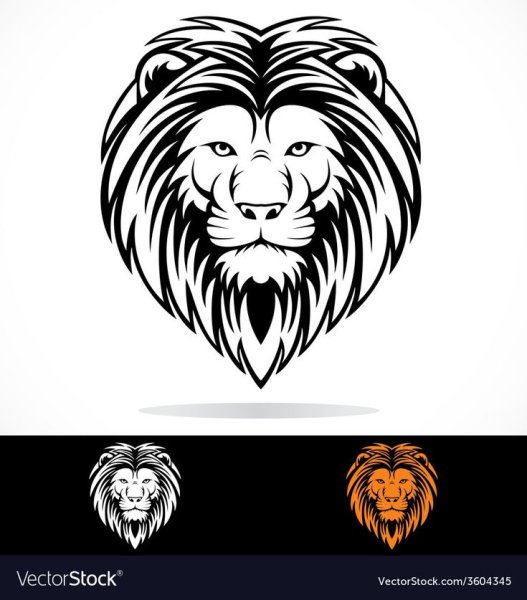 Очертания головы Льва