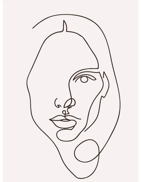 Контурный портрет