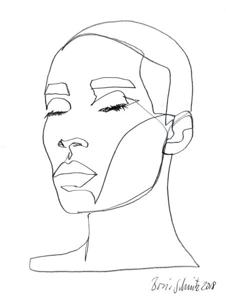 Очертание лица