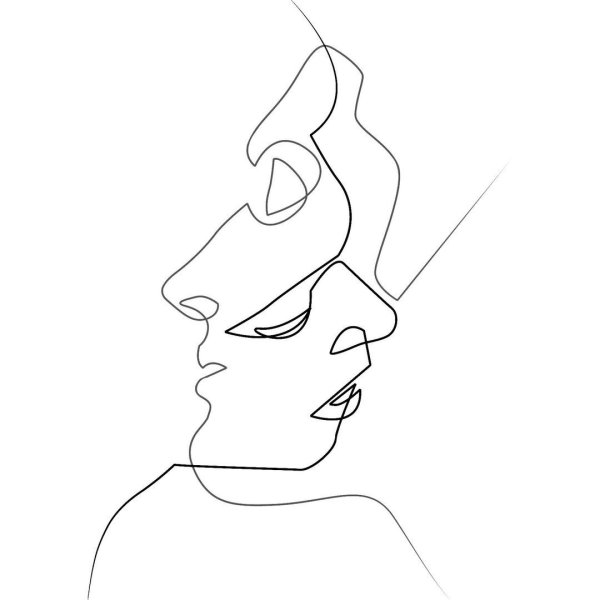 Эскиз лица человека