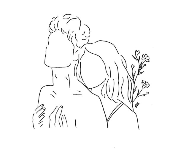 Контур влюбленной пары