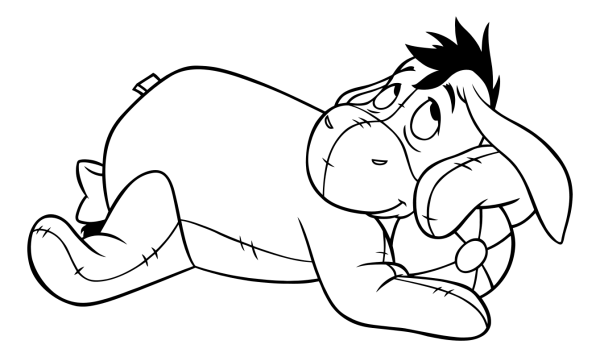 Раскраска Винни пух Дисней