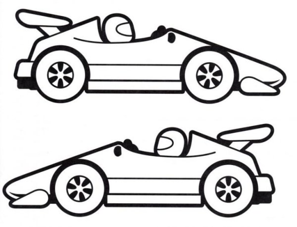 Эскиз машины для детей