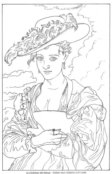 Контуры известных картин