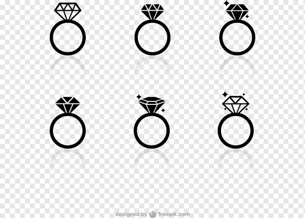 Кольцо с бриллиантом силуэт