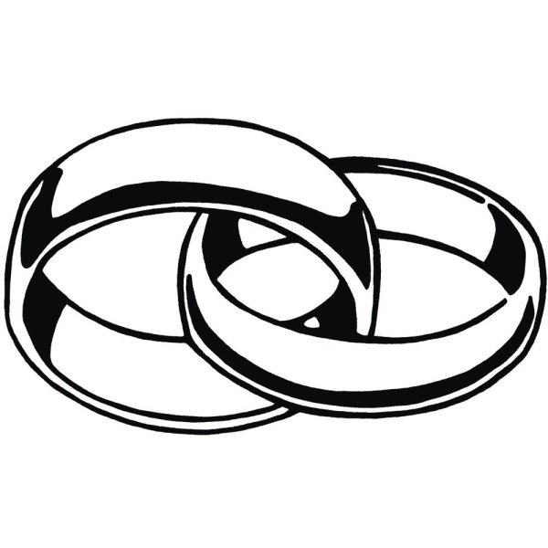 Черно белое кольцо