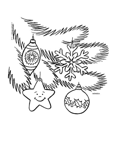 Контуры новогодних рисунков на окна