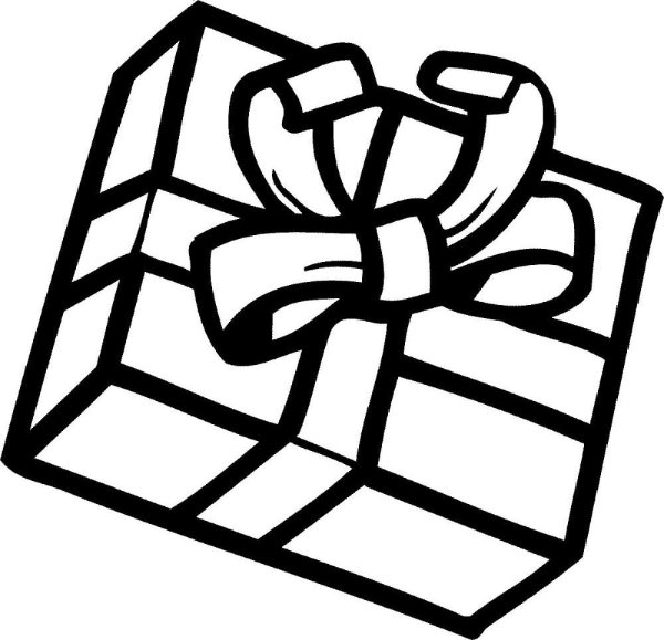 Подарок раскраска для детей