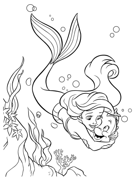 Русалка вектор