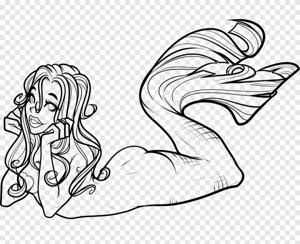 Русалка контур