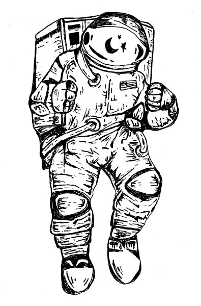 Космонавт скетч