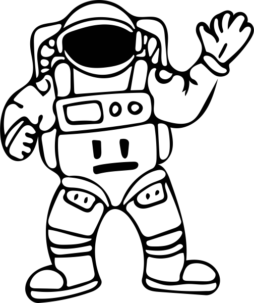Космонавт рисунок