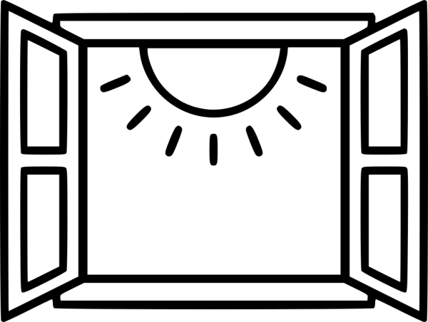 Окно векторное изображение