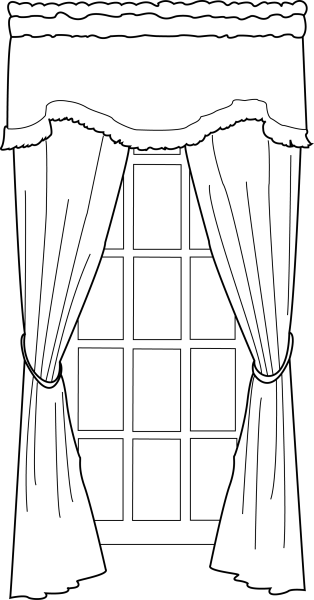 Окно раскраска для детей