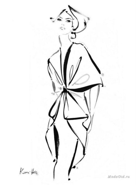 Стилизованный рисунок человека