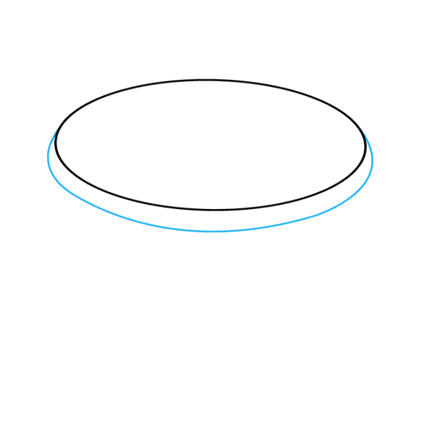 Тарелка супа контур