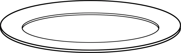 Тарелка для раскрашивания для детей