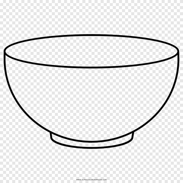 Миска раскраска для детей