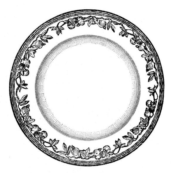 Раскраска тарелка супа