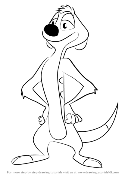 Тимон карандашом