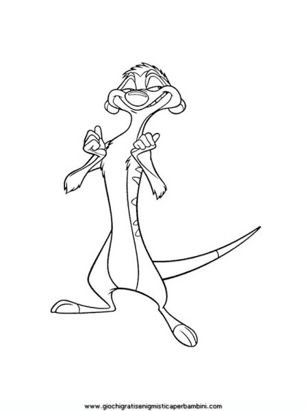 Тимон нарисовать