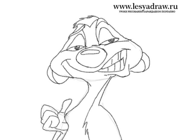 Eskiz Disney Тимон