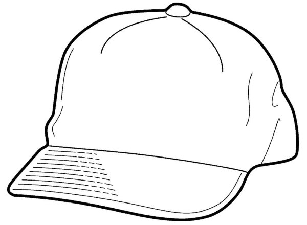 Кепка раскраска для детей
