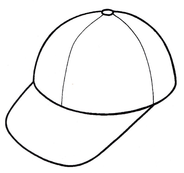 Кепка раскраска для детей