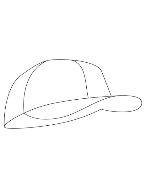Кепка раскраска для детей