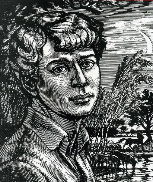 Есенин портрет Графика