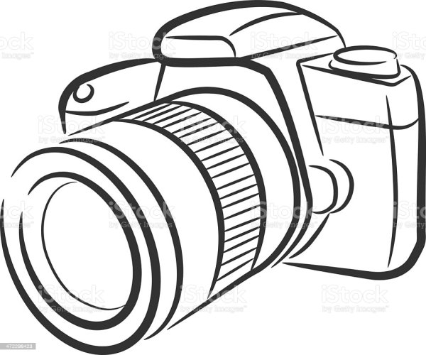 Фотокамера контур