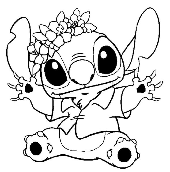 Раскраски Lilo Stitch