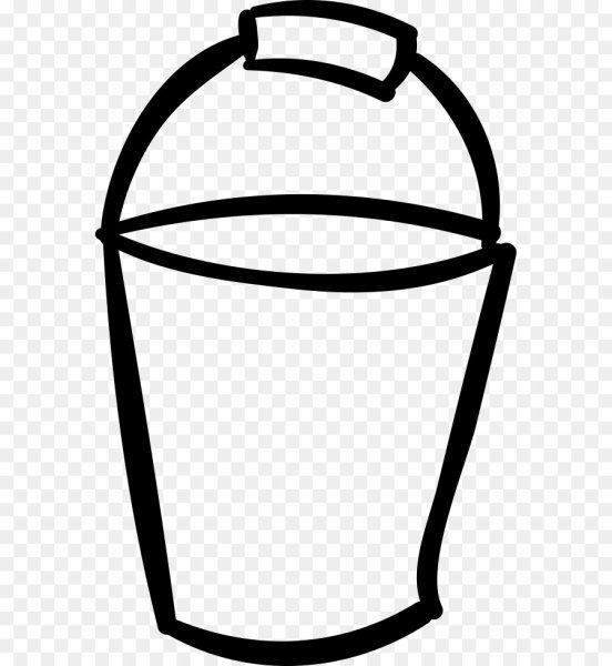 Ведро силуэт