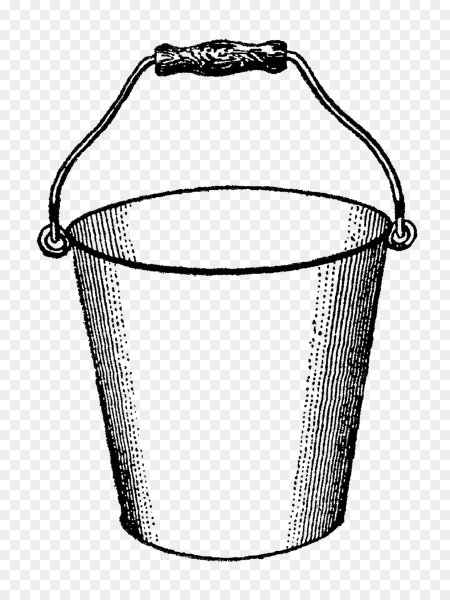 Ведро раскраска для детей