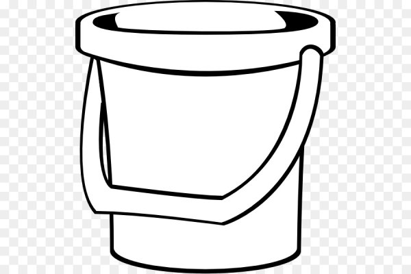 Ведро раскраска