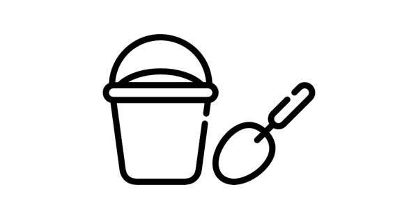 Ведро раскраска