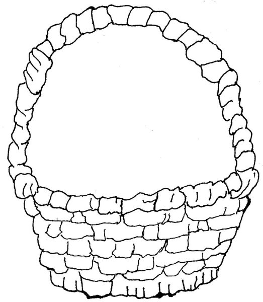 Корзина раскраска