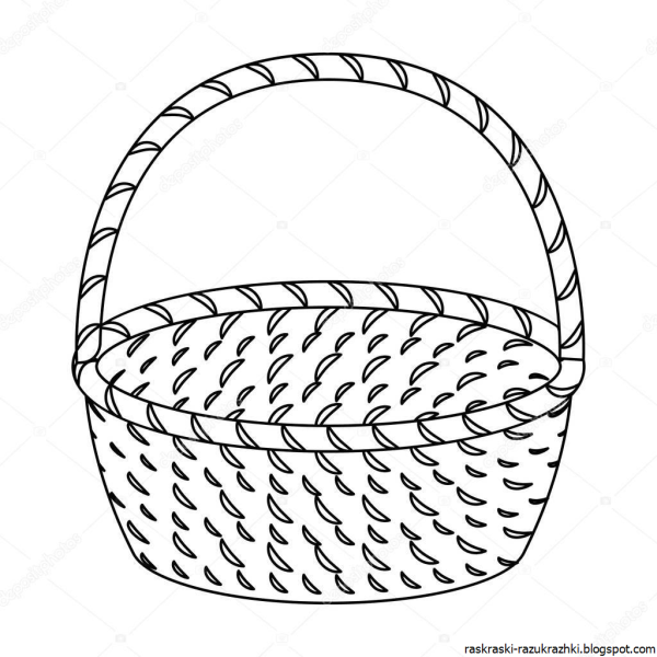 Корзина для раскрашивания