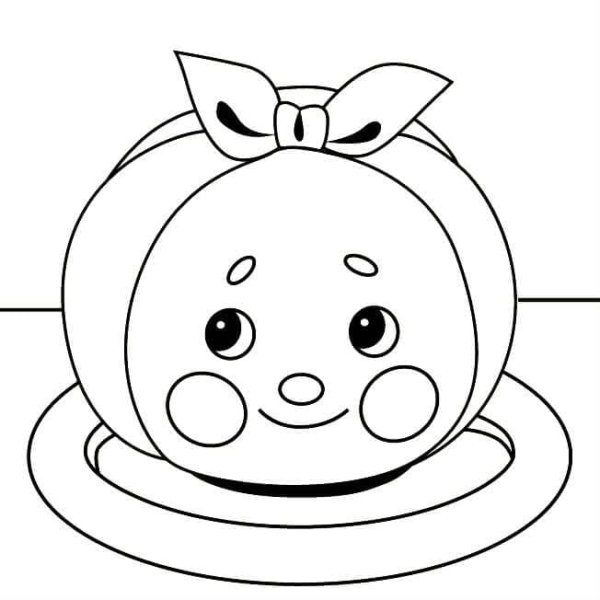 Лиса и Колобок раскраска