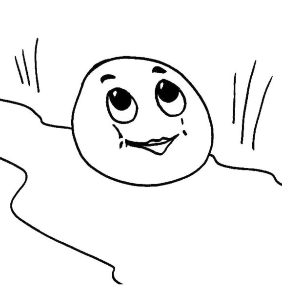 Раскраски по сказке Колобок для детей 3-4 лет