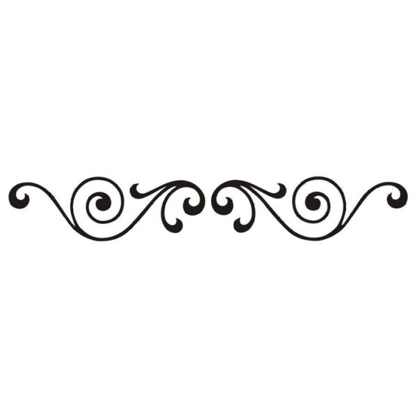 Трафарет вензеля