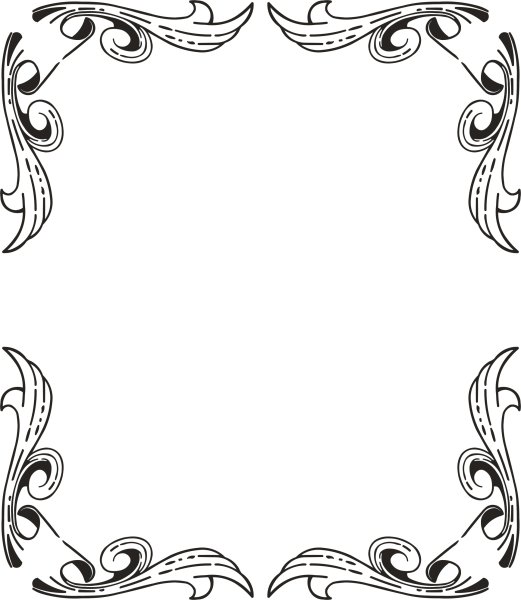 Красивые рамки с узорами