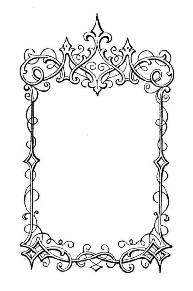 Узорчатая рамка для текста