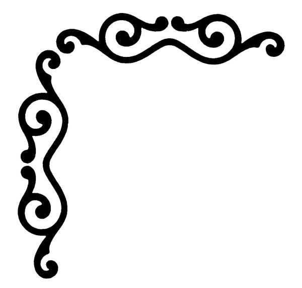 Узор уголок