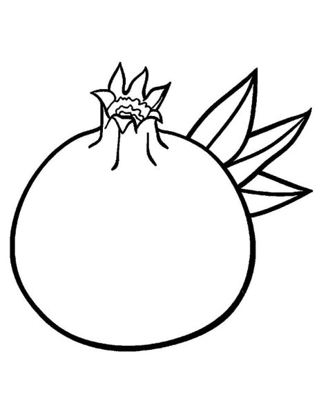 Гранат для раскрашивания